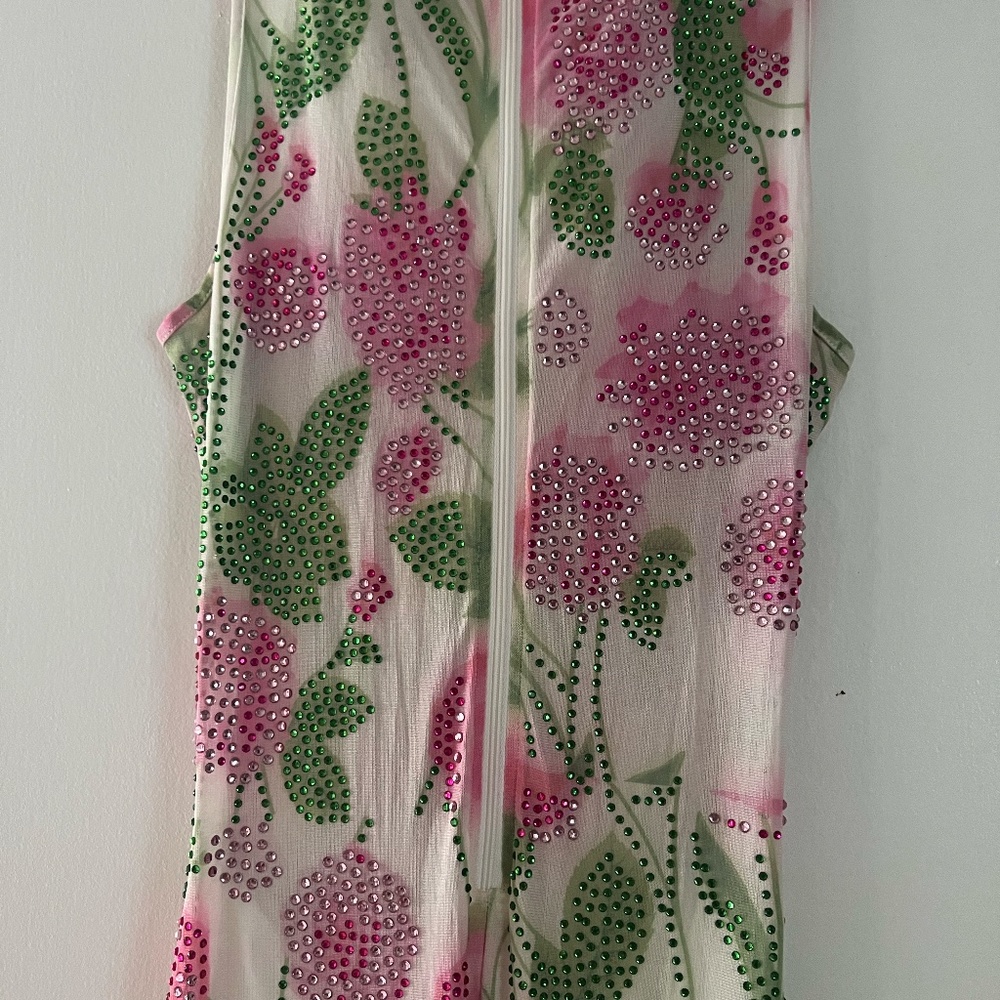 Dolls Kill BANJUL Rhinestone Jumpsuit - Picture 4 of 7